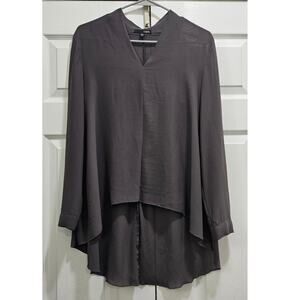 Lapis Blouse Size Small Gray